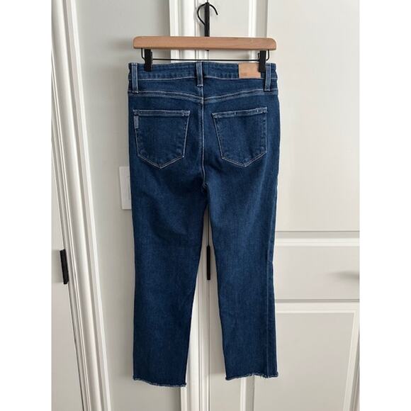 Paige Cindy Jeans With Raw Hem Size: 28 Straight Leg - Picture 6 of 9